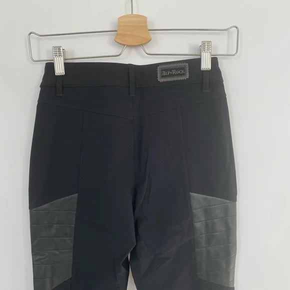 NWT Alp N Rock Sloan Leather Moto Leggings Pants $258 Black - Picture 11 of 16